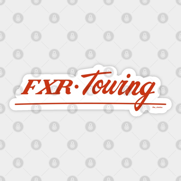 F X R - Towing Solid Orange T-Shirt Sticker by the_vtwins